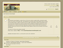 Tablet Screenshot of forum.southsuburbananimalhospital.com